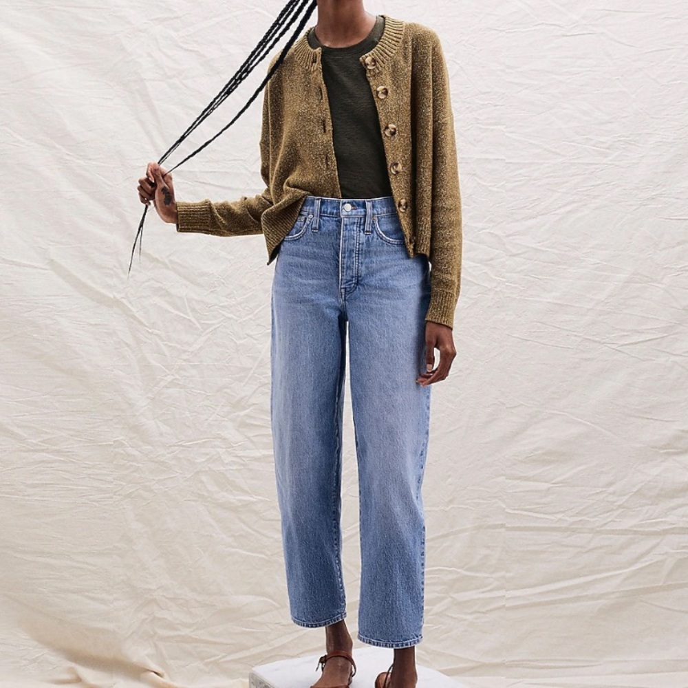 Madewell Women’s Balloon barrel leg jeans size 30 light wash - new with tags!